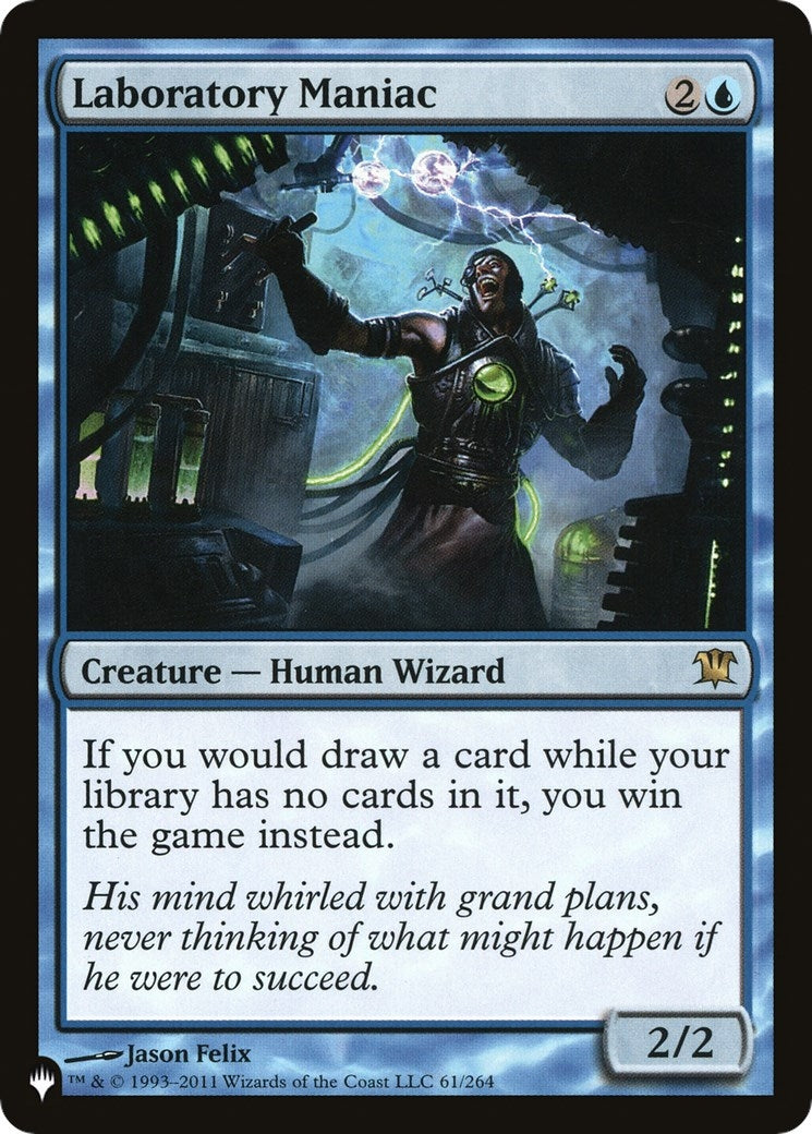 Laboratory Maniac (ISD) (61/264) (LIST)