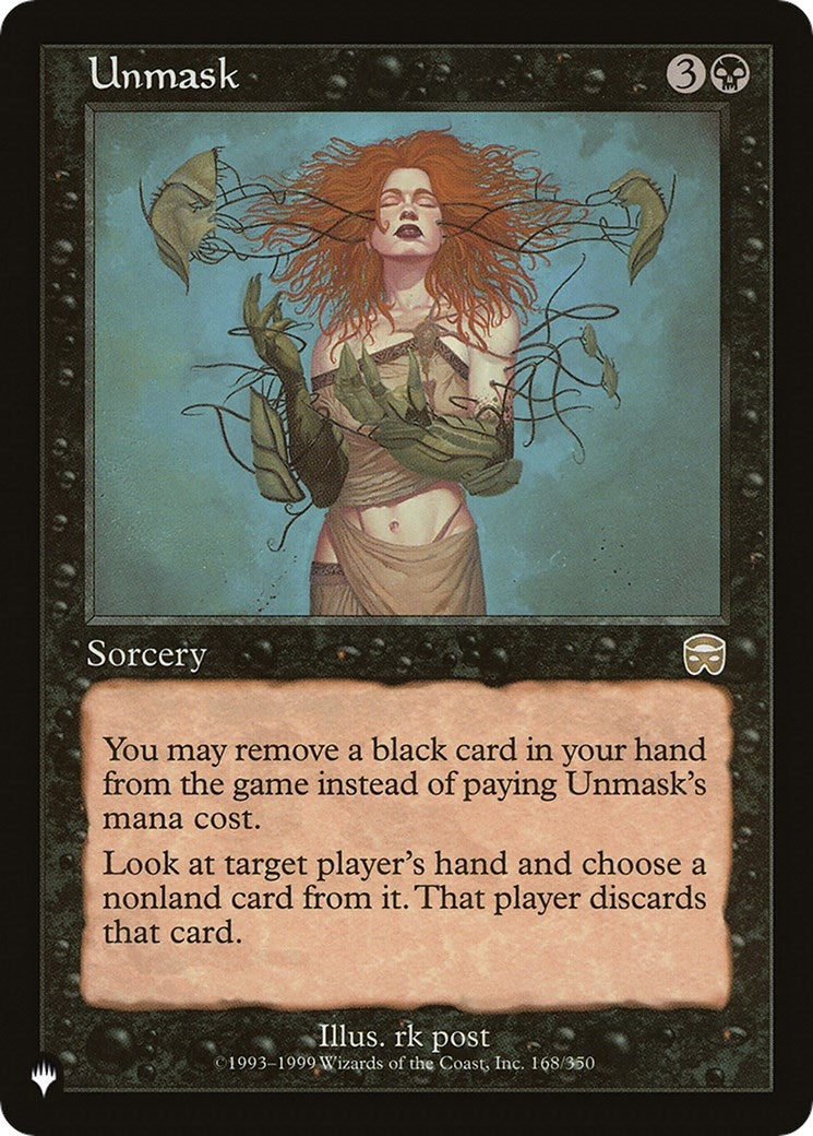 Unmask (168/350) (LIST)