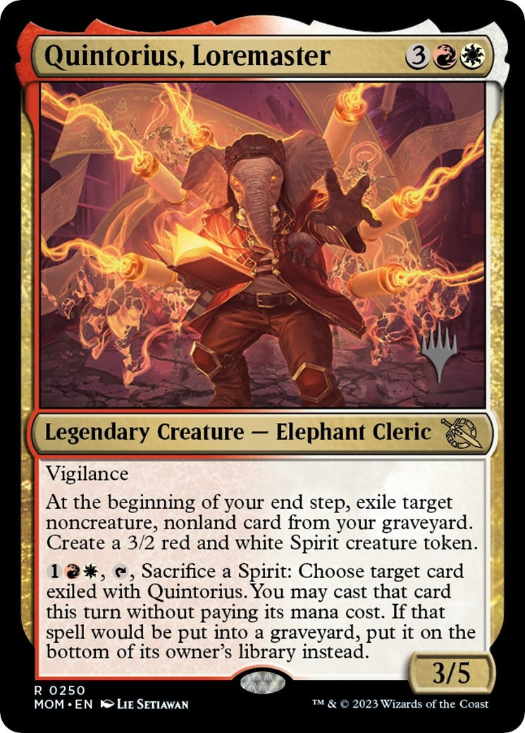 Quintorius, Loremaster (250) (PPMOM)