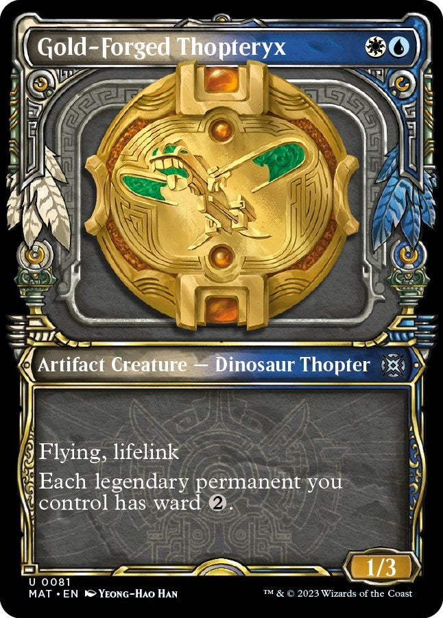Gold-Forged Thopteryx (Showcase) (81) (MAT)