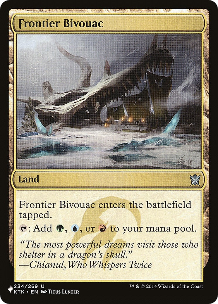 Frontier Bivouac (KTK) (234) (LIST)