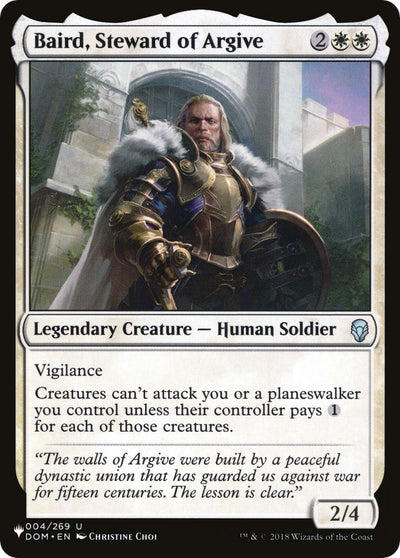 Baird, Steward of Argive (004/269) (LIST)