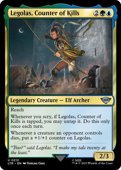 Legolas, Counter of Kills (212) (LTR)
