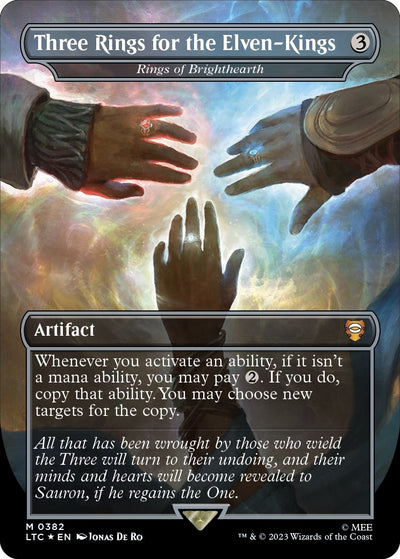 Three Rings for the Elven-Kings - Rings of Brighthearth (Surge Foil) (382) (LTC)
