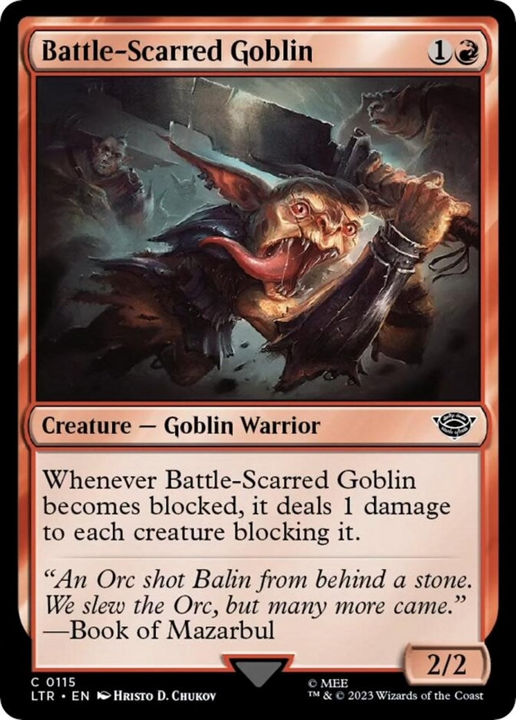 Battle-Scarred Goblin (115) (LTR)