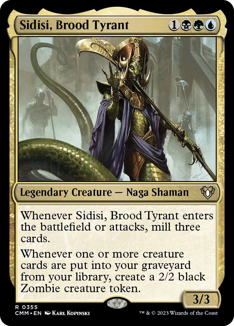 Sidisi, Brood Tyrant (355) (CMM) – Mtgkarte