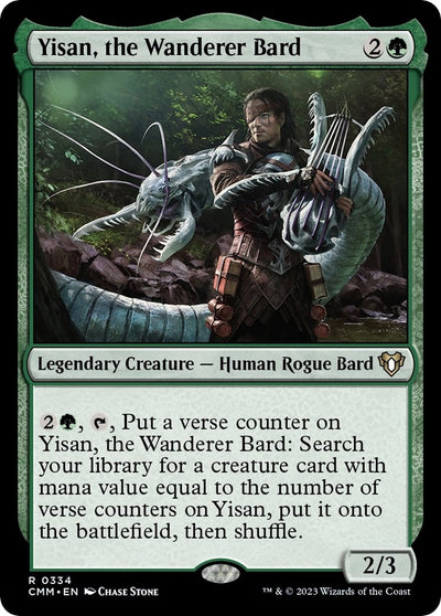 Yisan, the Wanderer Bard (334) (CMM)