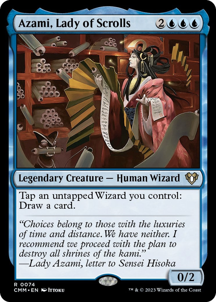 Azami, Lady of Scrolls (74) (CMM)