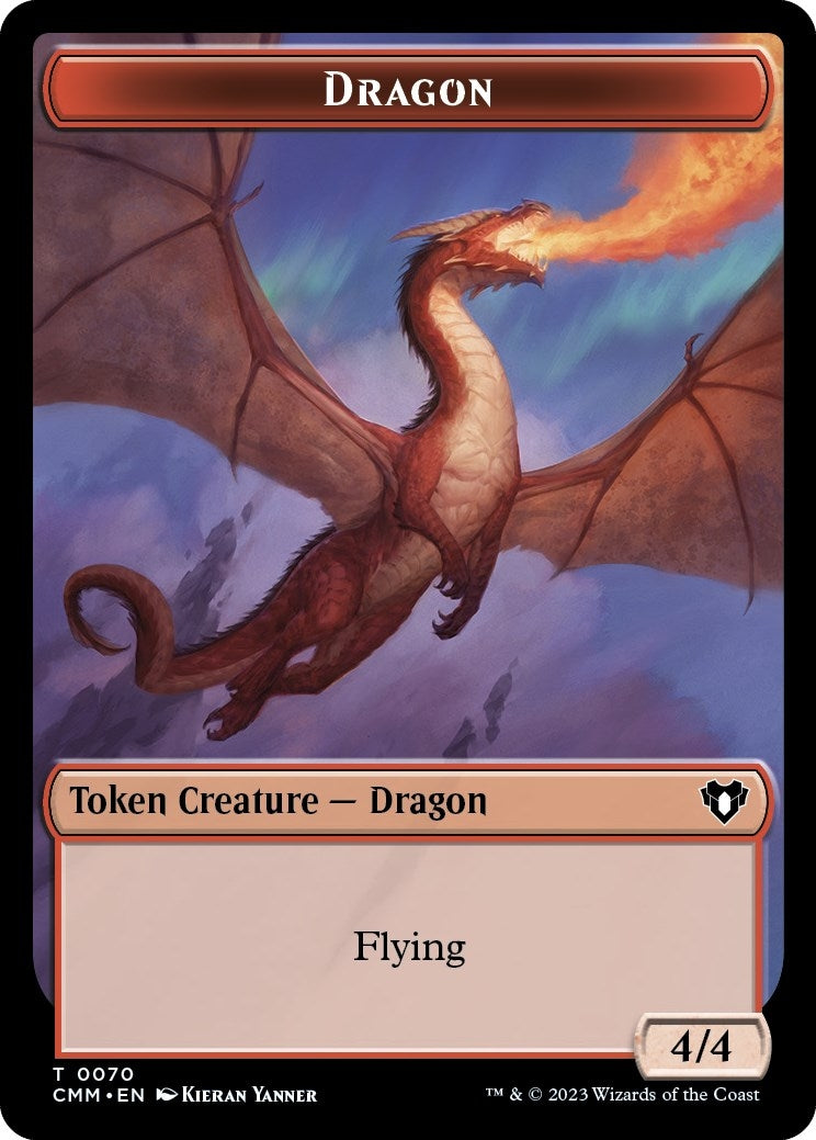 Dragon // Kor Ally Double-Sided Token (70 // 64) (CMM)