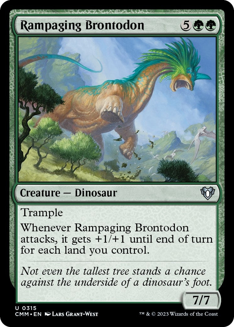 Rampaging Brontodon (315) (CMM)
