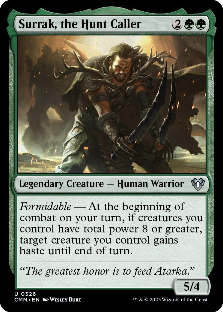 Surrak, the Hunt Caller (326) (CMM)