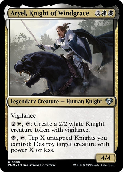 Aryel, Knight of Windgrace (336) (CMM)