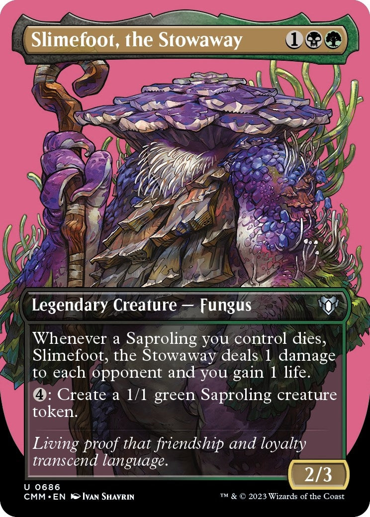 Slimefoot, the Stowaway (Borderless) (686) (CMM)