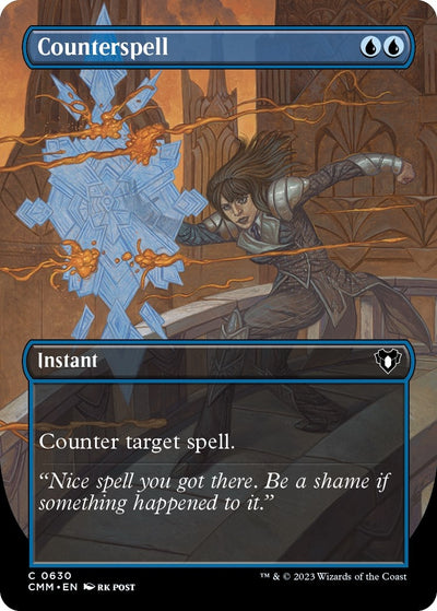 Counterspell (Borderless) (630) (CMM)