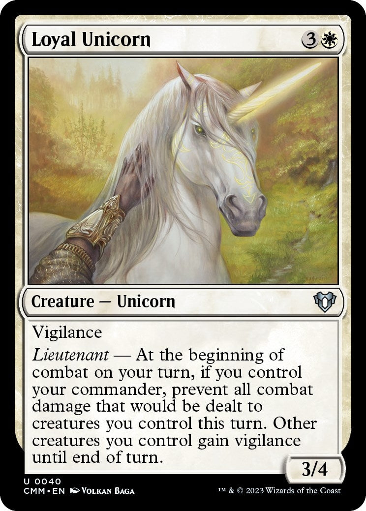 Loyal Unicorn (40) (CMM)