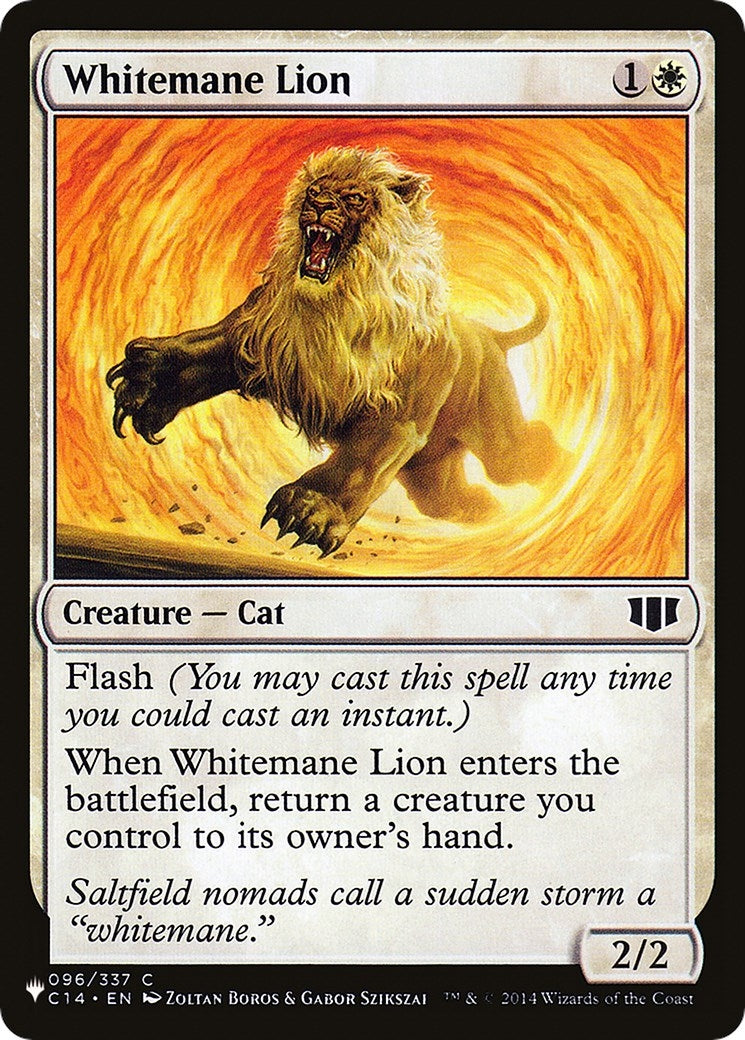 Whitemane Lion (C14) (096/337) (LIST)