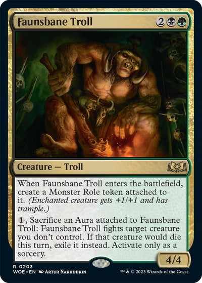 Faunsbane Troll (203) (WOE)