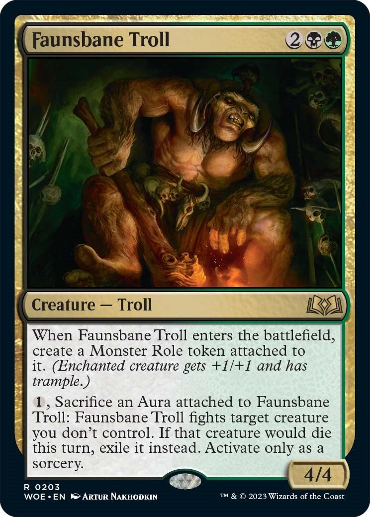 Faunsbane Troll (203) (WOE)