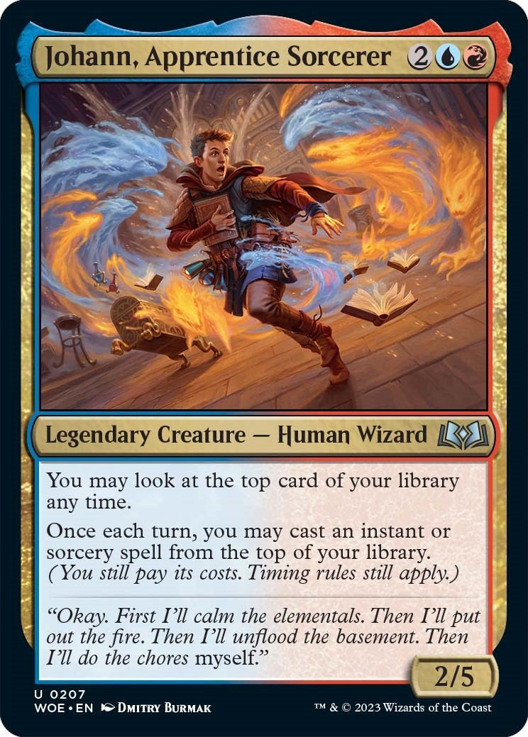 Johann, Apprentice Sorcerer (207) (WOE)