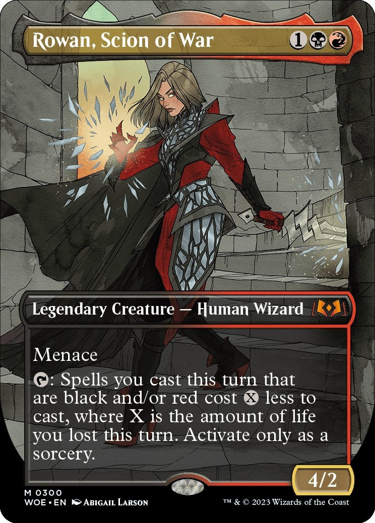 Rowan, Scion of War (Borderless) (300) (WOE)
