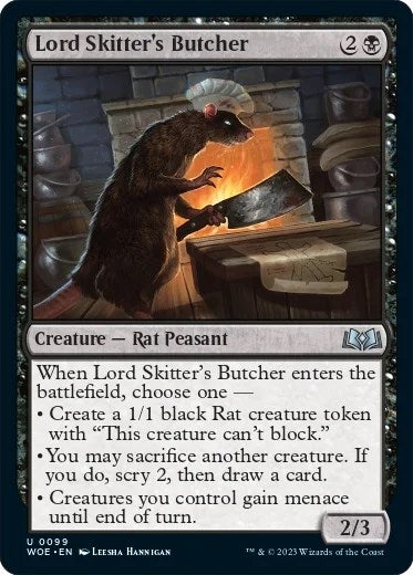 Lord Skitter's Butcher (99) (WOE)