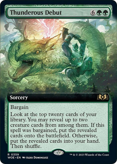 Thunderous Debut (Extended Art) (359) (WOE)