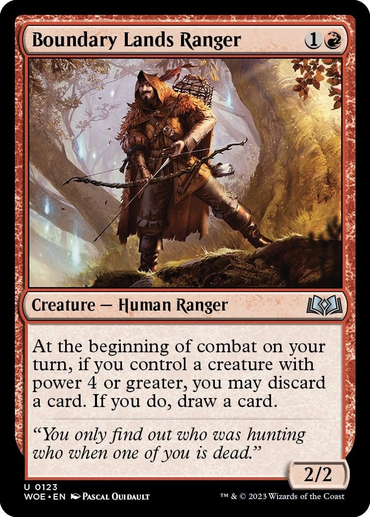 Boundary Lands Ranger (123) (WOE)