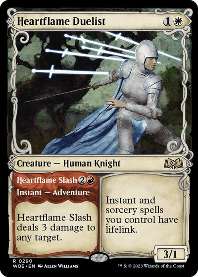 Heartflame Duelist (Showcase) (290) (WOE)