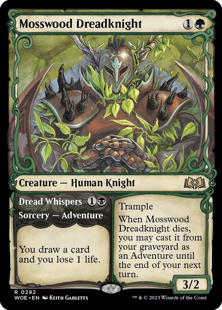 Mosswood Dreadknight (Showcase) (292) (WOE)