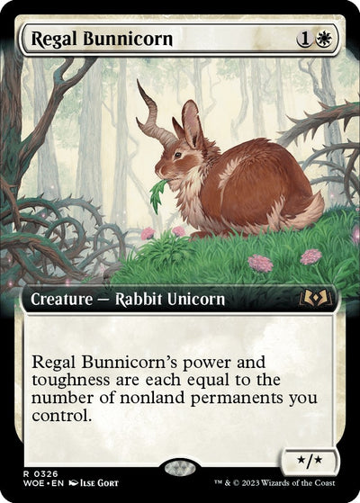 Regal Bunnicorn (Extended Art) (326) (WOE)