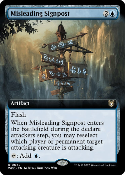 Misleading Signpost (Extended Art) (47) (WOC)