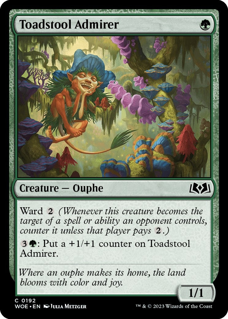 Toadstool Admirer (192) (WOE)