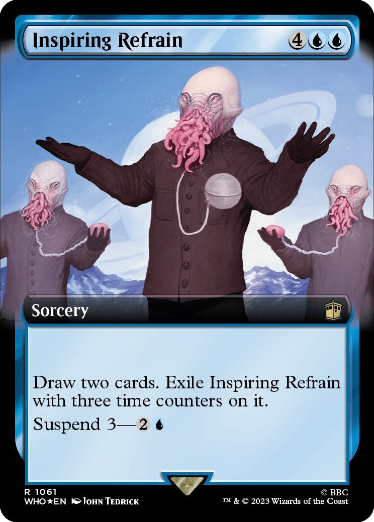 Inspiring Refrain (Extended Art) (Surge Foil) (1061) (WHO)