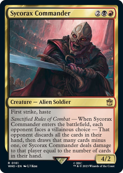 Sycorax Commander (161) (WHO)