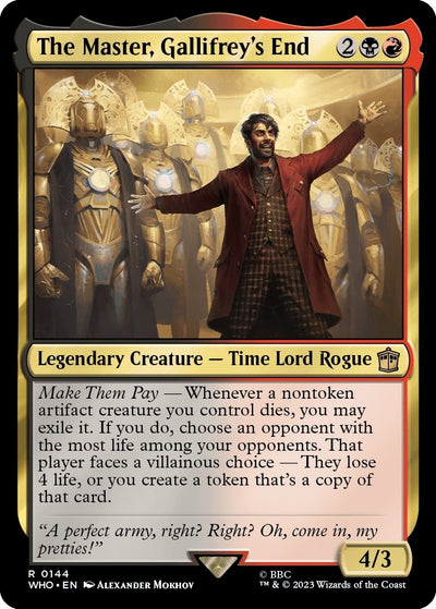 The Master, Gallifrey's End (144) (WHO)
