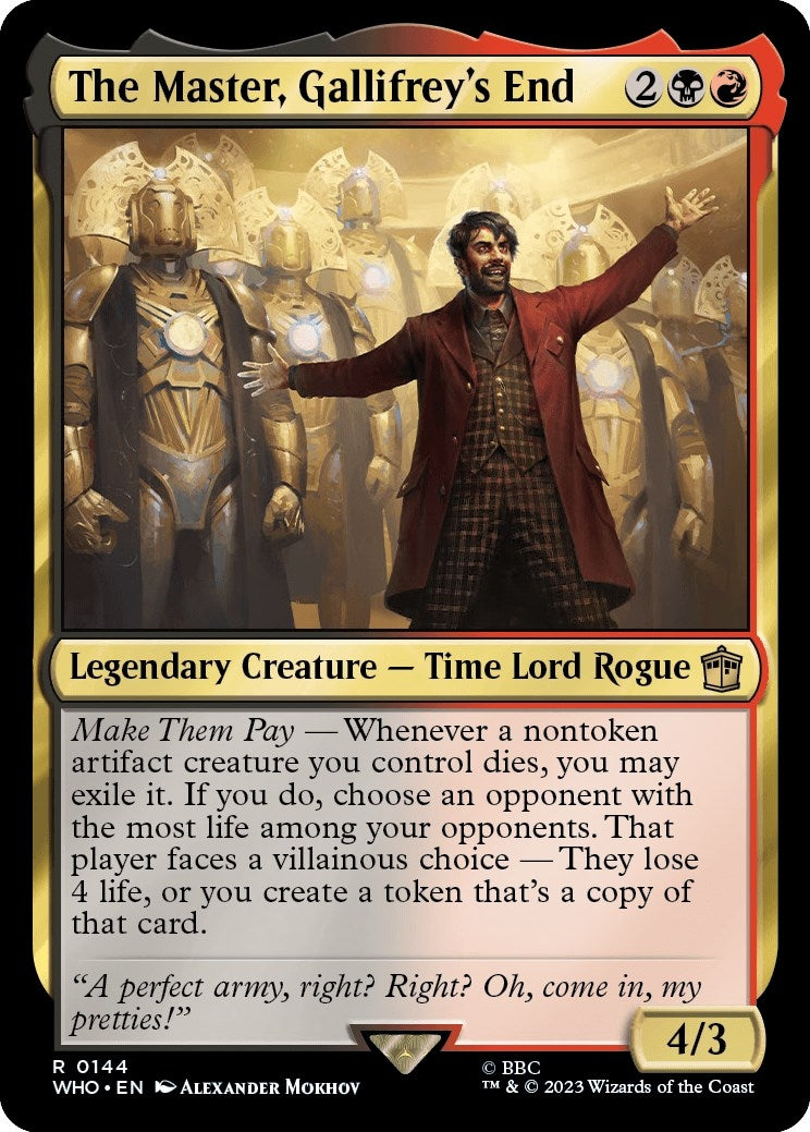 The Master, Gallifrey's End (144) (WHO)