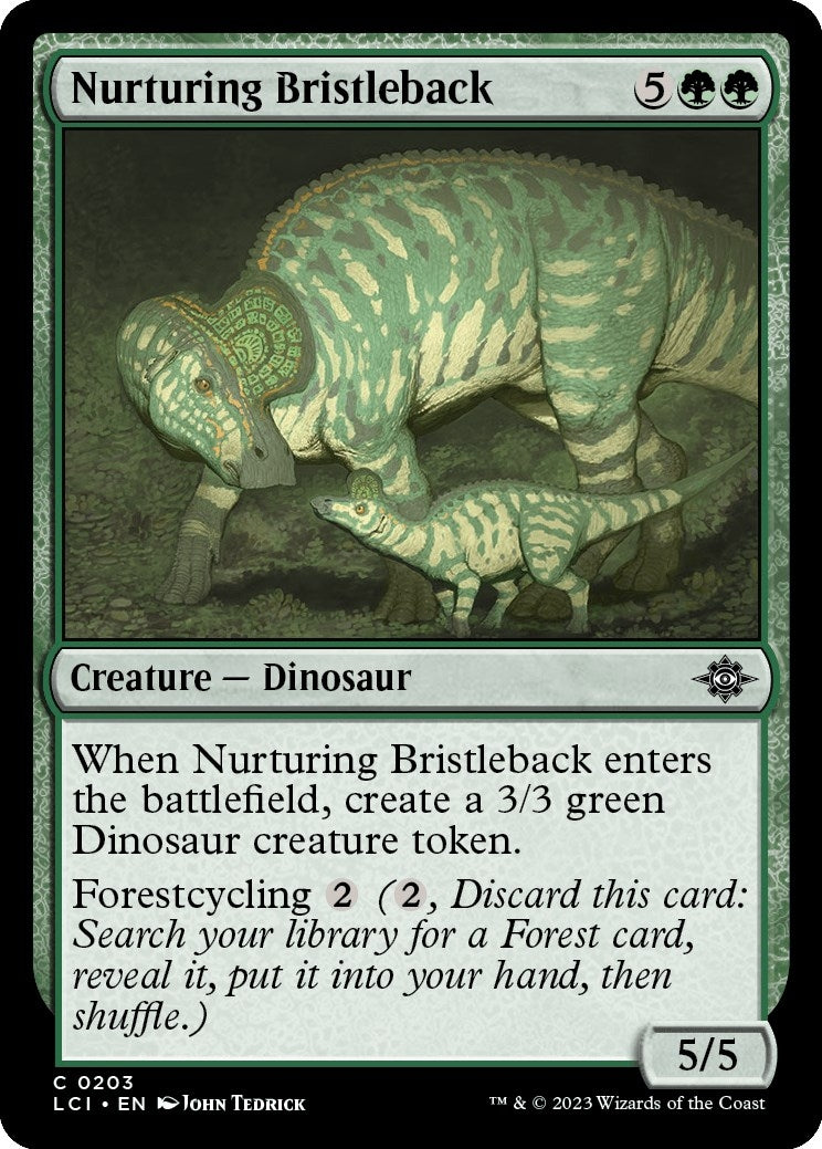 Nurturing Bristleback (203) (LCI)