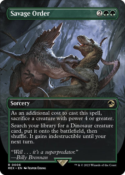 Savage Order (Borderless) (6) (REX)