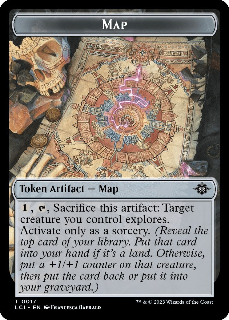 Map // Skeleton Pirate Double-Sided Token (17 // 8) (LCI)