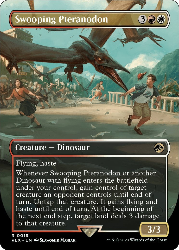 Swooping Pteranodon (Borderless) (19) (REX)