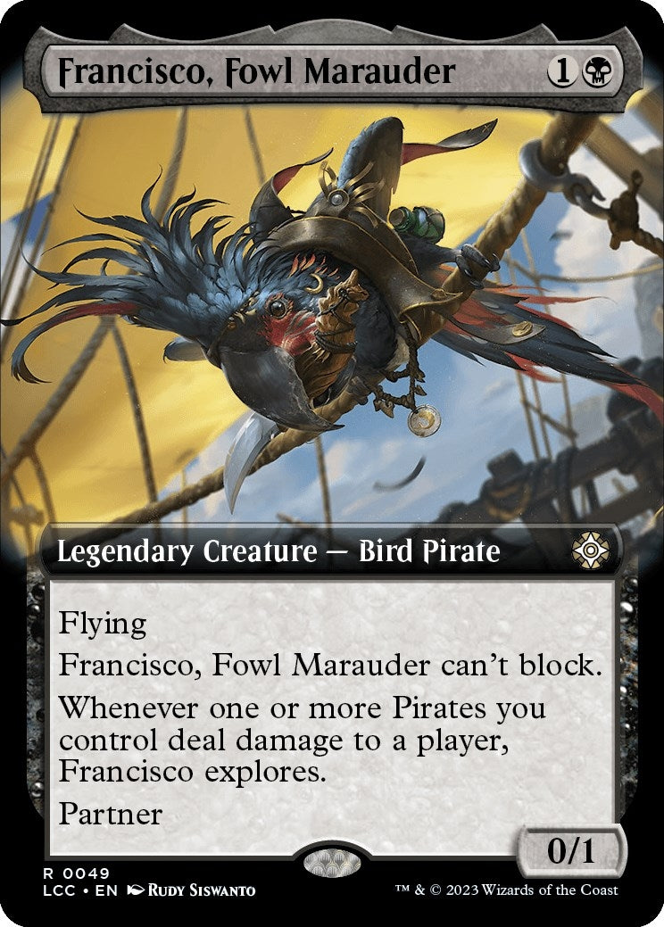 Francisco, Fowl Marauder (Extended Art) (49) (LCC)