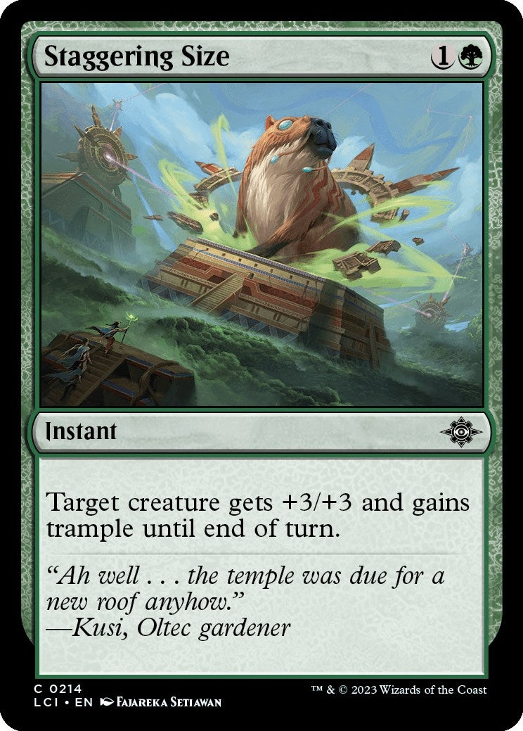 Staggering Size (214) (LCI)