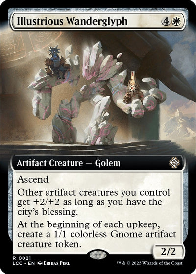 Illustrious Wanderglyph (Extended Art) (21) (LCC)