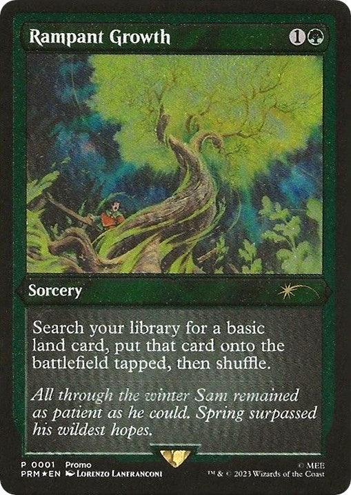 Rampant Growth (Foil Etched) (1) (WPN)