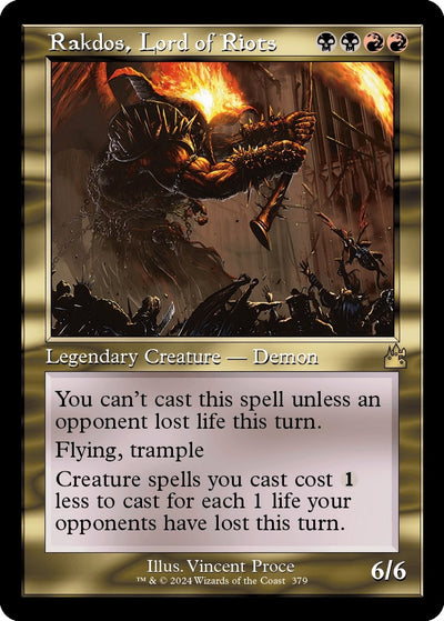 Rakdos, Lord of Riots (Retro Frame) (379) (RVR)
