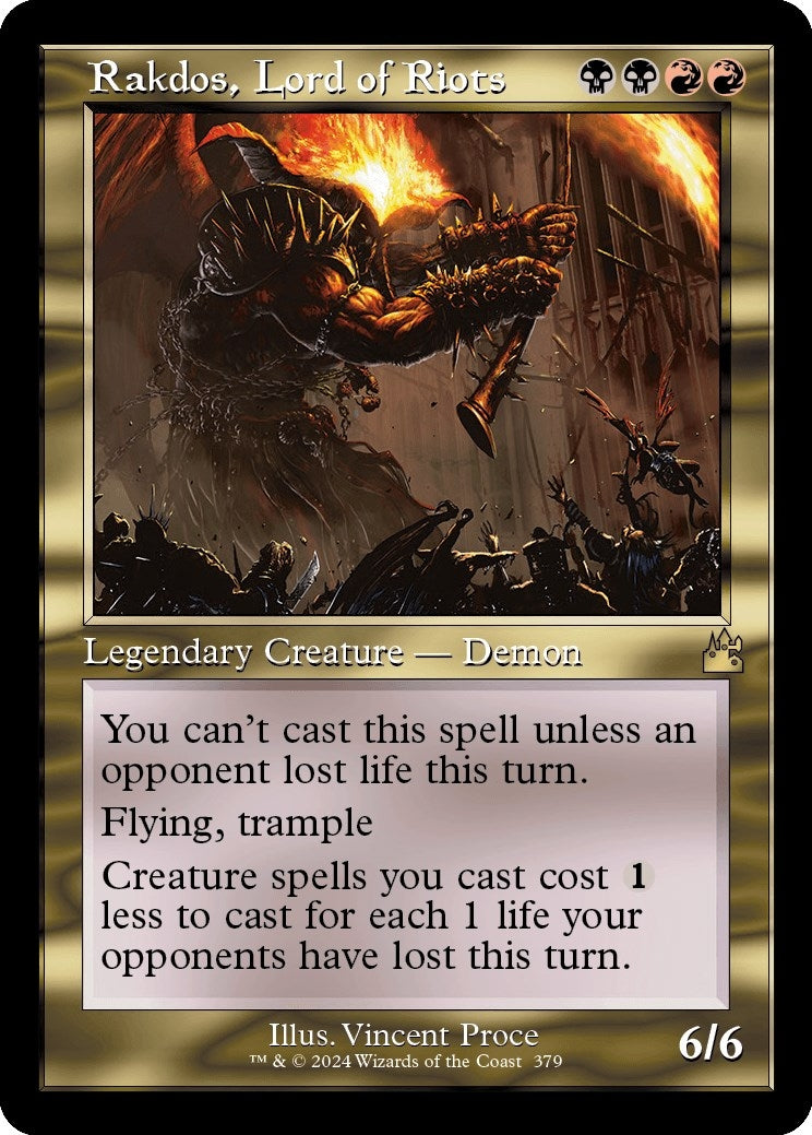 Rakdos, Lord of Riots (Retro Frame) (379) (RVR)