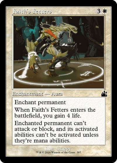 Faith's Fetters (Retro Frame) (307) (RVR)