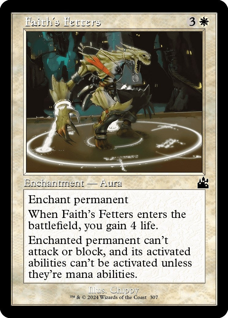 Faith's Fetters (Retro Frame) (307) (RVR)
