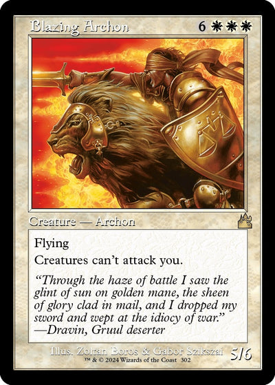 Blazing Archon (Retro Frame) (302) (RVR)