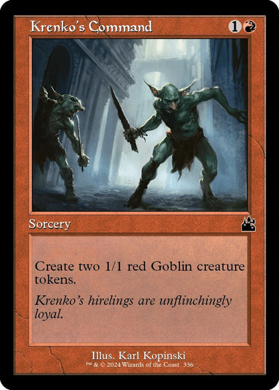 Krenko's Command (Retro Frame) (336) (RVR)